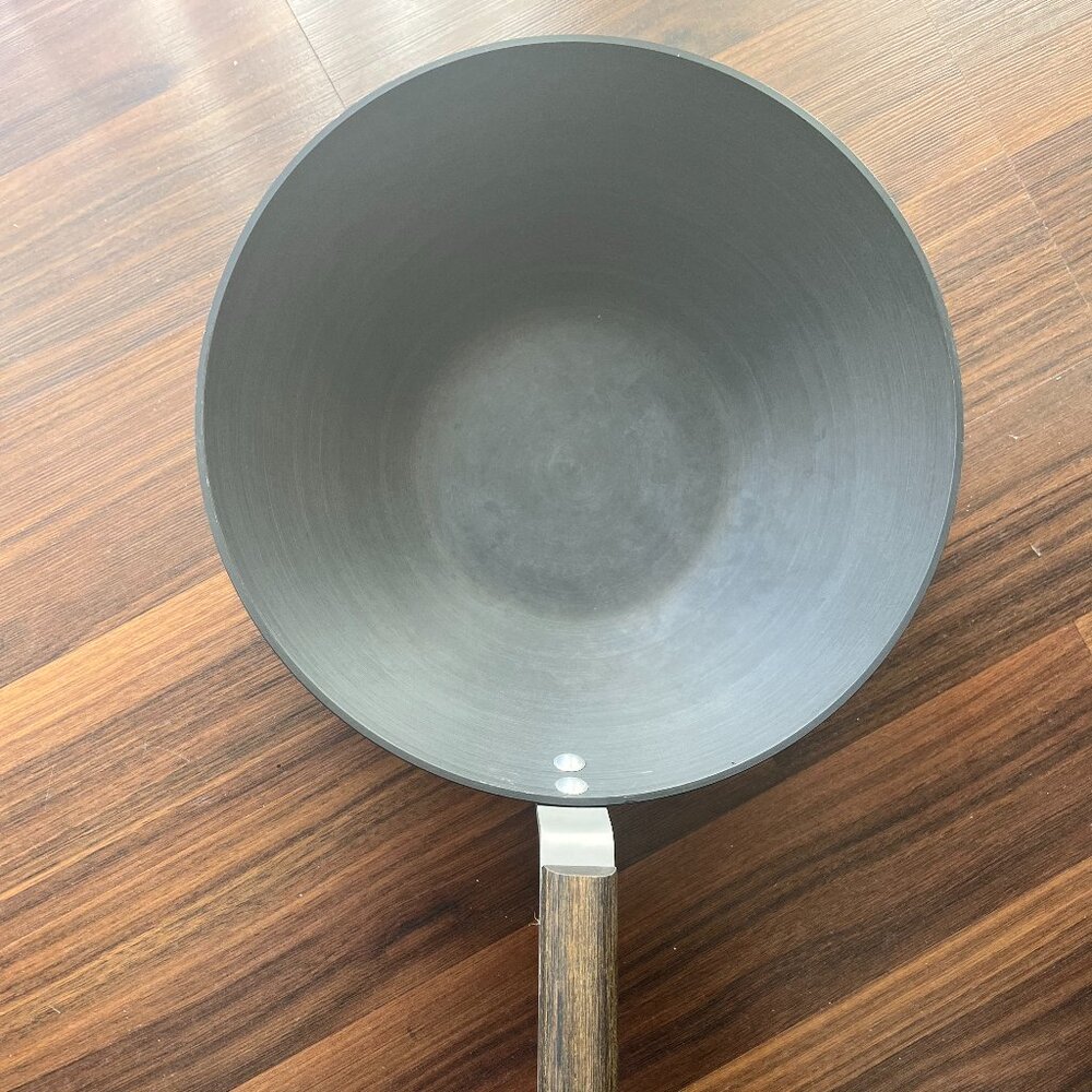 Vintage Calphalon Wok Fry Pan 10.75 Inch Commercial Anodized Aluminum G165HC